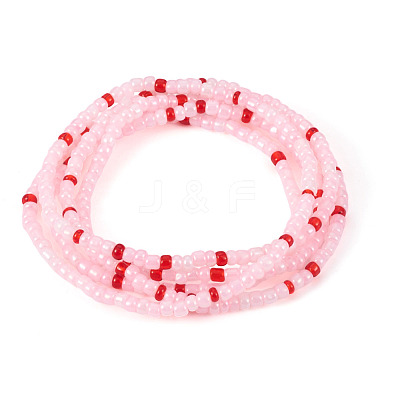 Resin Beads Bracelets BJEW-TAC0080-01D-1
