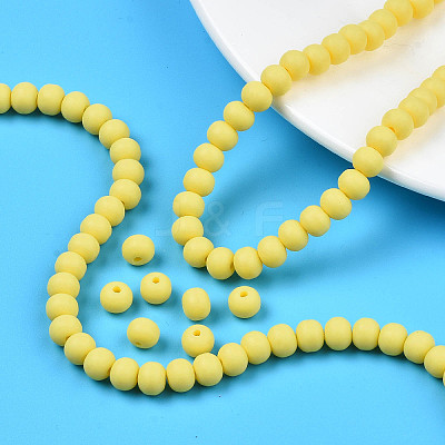 Handmade Polymer Clay Beads Strands X-CLAY-N008-053-01-1