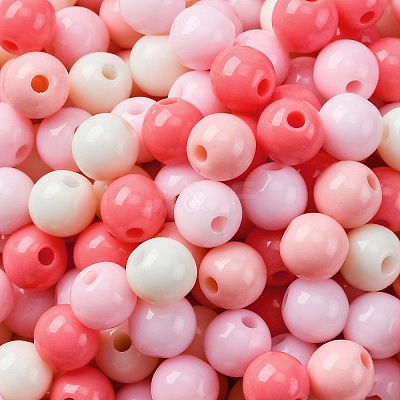 Opaque Acrylic Beads SACR-Q004-01G-1