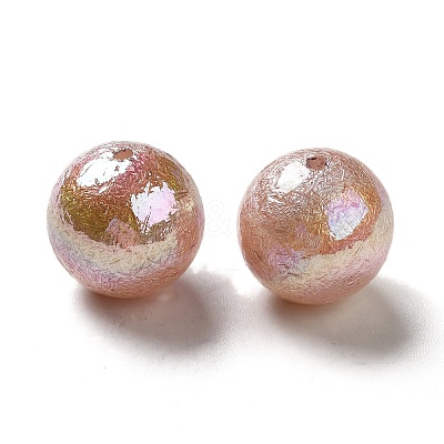 UV Plating Opaque Acrylic Beads OACR-L013-002D-1