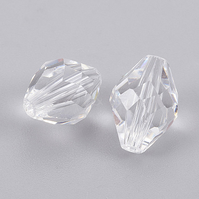 Imitation Austrian Crystal Beads SWAR-F054-11x8mm-01-1