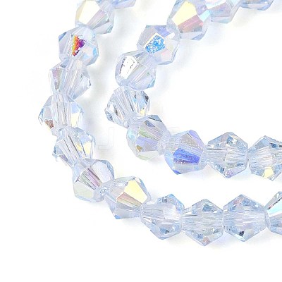 Transparent Glass Beads Strands EGLA-N021-4mm-01-1