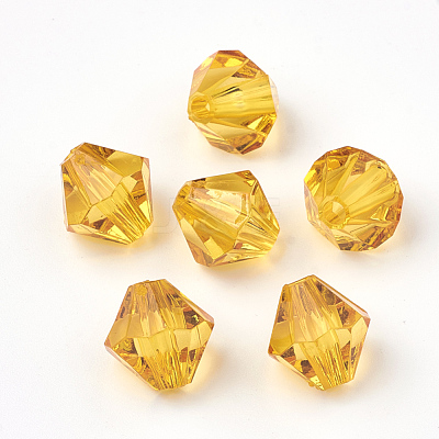 Transparent Acrylic Beads TACR-S146-6mm-10-1