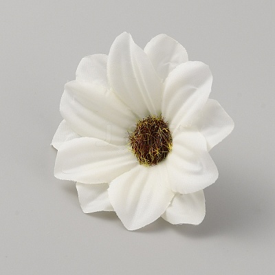 Handmade Silk Cloth Chrysanthemum AJEW-WH0258-970C-1