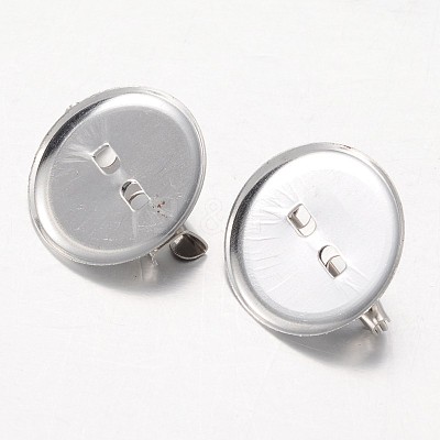 Iron Pin Backs Brooch Findings E040Y-1