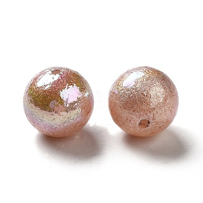 UV Plating Opaque Acrylic Beads X-OACR-L013-002D-1