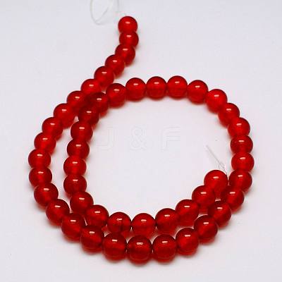 Natural Malaysia Jade Bead Strands X-G-M099-8mm-04-1