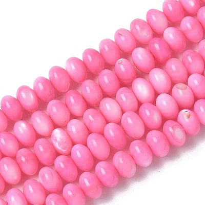 Natural Freshwater Shell Beads Strands SSHEL-C013-07F-1