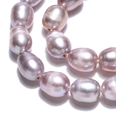 Natural Cultured Freshwater Pearl Beads Strands X1-PEAR-N012-04O-1