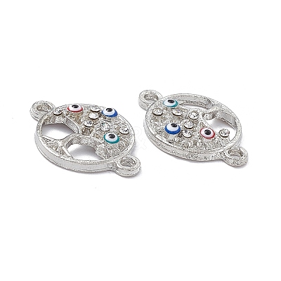 Alloy Crystal Rhinestones Connector Charms FIND-A024-45P-1