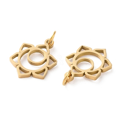 Ion Plating(IP) 304 Stainless Steel Charms STAS-Q333-23G-1