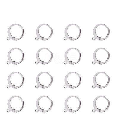 Tarnish Resistant 304 Stainless Steel Leverback Earring Findings STAS-I045-02-1
