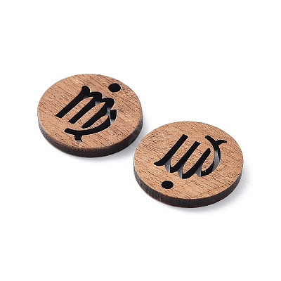 Walnut Wood Laser Cut Pendants WOOD-Q051-06B-1