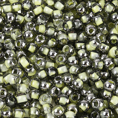 Transparent Inside Colours Glass Seed Beads SEED-T007-19A-05-1