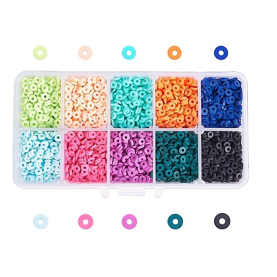 Handmade Polymer Clay Beads CLAY-PH0001-09-1