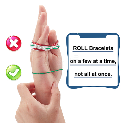 30Pcs 3 Color Iron Thin Wrap Bangles Set for Women BJEW-BC0001-29-1