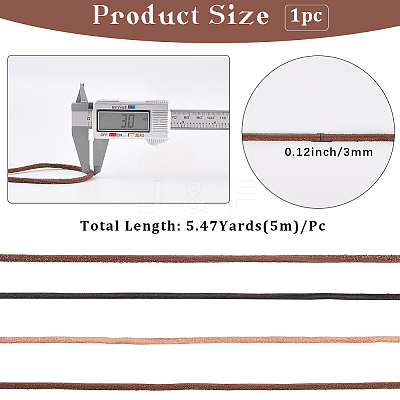 5M Cowhide Leather Cords for DIY Craft WL-GF0001-25B-02-1