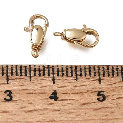 Brass Lobster Claw Clasps KK-CBA4292-09G-1