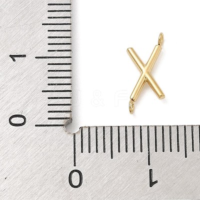 304 Stainless Steel Letter Connector Charms LS-STAS-M108-01G-24-1