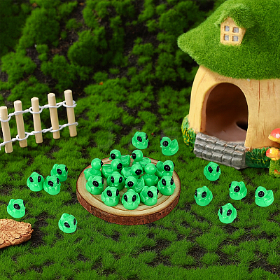 120Pcs Resin Duck Mini Model DJEW-MA0001-07-1