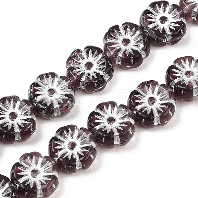 Czech Pressed Glass Beads GLAA-I061-26-1