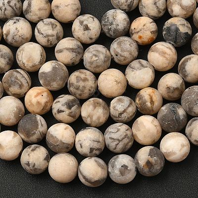 Natural Feldspar Bead Strands G-P295-06-8mm-1