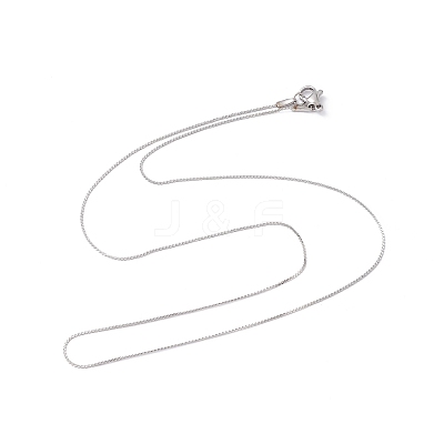 Non-Tarnish 304 Stainless Steel Serpentine Chain Necklace for Men Women NJEW-G076-01C-P-1