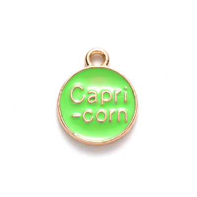 Alloy Enamel Pendants ENAM-S124-01B-06E-1