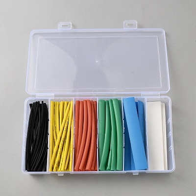 100Pcs PE Heat Shrinkable Tube FIND-WH20007-82-1