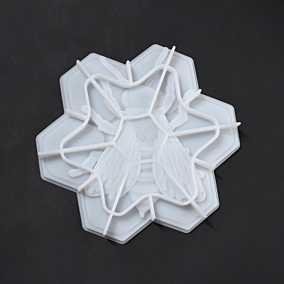DIY Honeycomb & Bees Wall Decoration Silicone Molds DIY-A034-28B-1