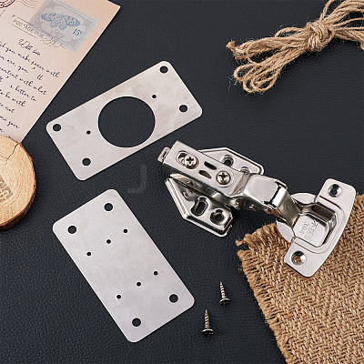 304 Stainless Steel 8Pcs Hinge Pieces & 2Pcs Hydraulic Hinge FIND-SW0001-03-1
