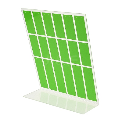 18-Slot Acrylic Earring Organizer Display Stands EDIS-F006-01-1