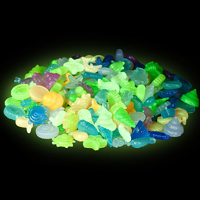 120g Luminous Acrylic Beads OACR-SP0001-79A-1