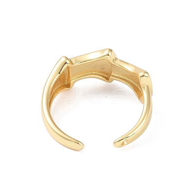Brass Cuff Finger Rings LS-RJEW-H227-01G-03-1
