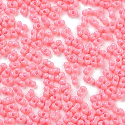Baking Paint Glass Seed Beads SEED-A033-05I-1