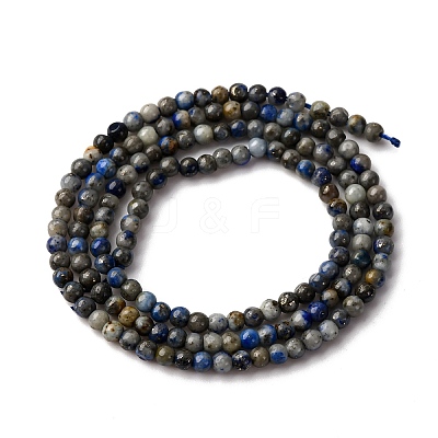 Natural Lapis Lazuli Beads Strands G-L629-A01-3mm-1