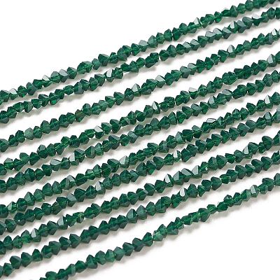 Transparent Solid Color Glass Beads Strands X-GLAA-L031-01-B02-1