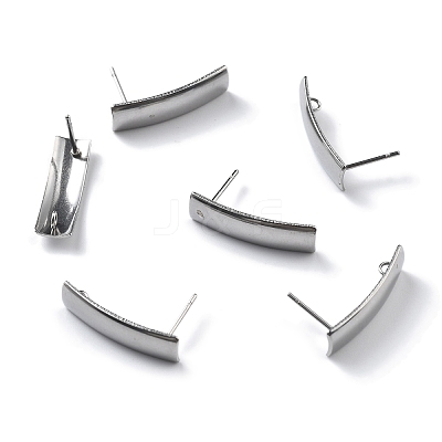 Non-Tarnish 304 Stainless Steel Stud Earring Findings STAS-L238-079P-1