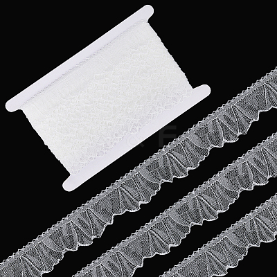 20 Yards Polyester Lace Ribbons OCOR-GF0003-29A-1