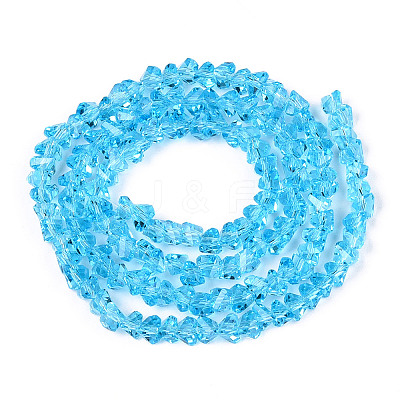 Transparent Glass Beads Strands X-GLAA-N018-4mm-03-1