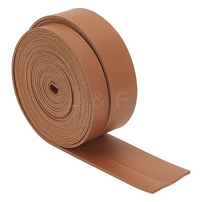 2 Rolls 2 Styles 3 Yards Double Face Imitation Leather Cord LC-WR0001-01B-1