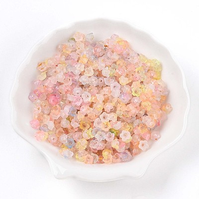 Frosted Transparent Acrylic Beads LS-OACR-N137-72F-1
