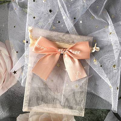 Rectangle Organza Drawstring Bags PAAG-PW0007-09A-07-1