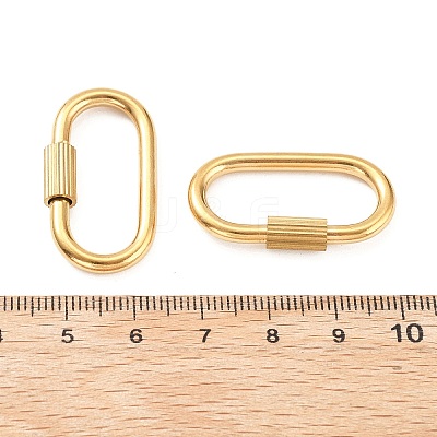 304 Stainless Steel Locking Carabiner STAS-C092-09B-G-1
