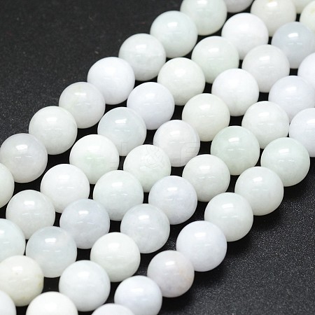 Natural Jadeite Beads Strands G-I206-05-8mm-1