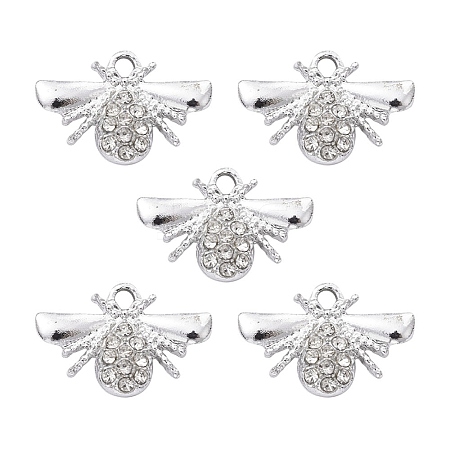 Alloy Crystal Rhinestone Pendants ALRI-YW0001-07-1