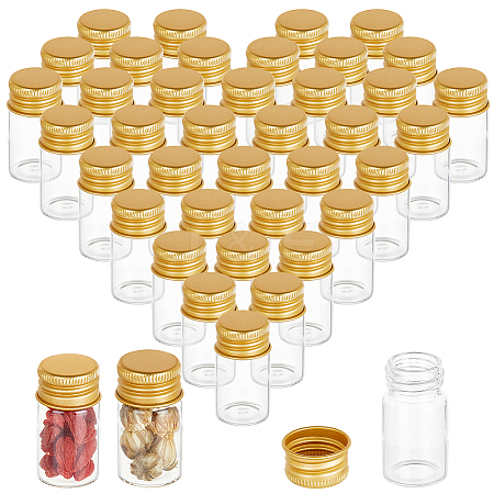 Glass Bottles Bead Containers CON-BC0007-63A-1