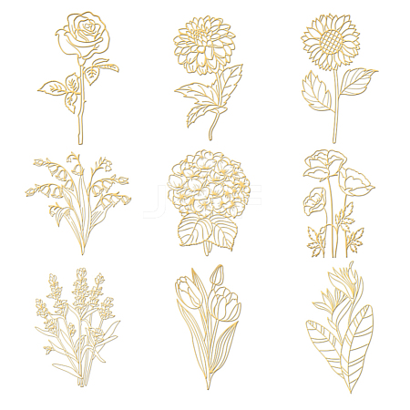 Nickel Decoration Stickers DIY-WH0450-164-1