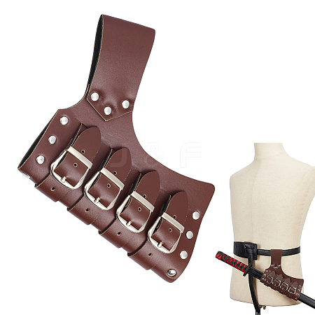 PU Leather Knife Sword Sheaths AJEW-WH0567-91A-1