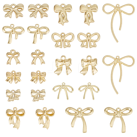 48Pcs 12 Styles Rack Plating Alloy Pendants FIND-SC0013-51-1